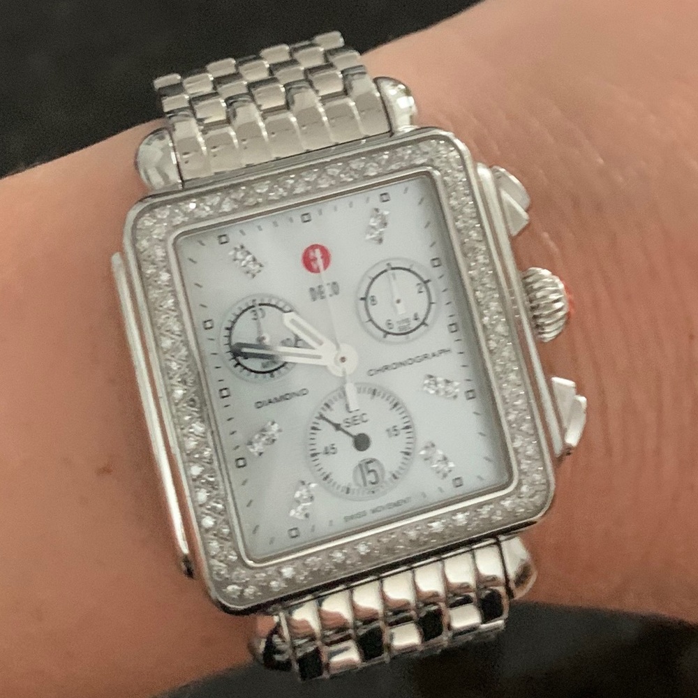 Michele Deco Diamond Watch